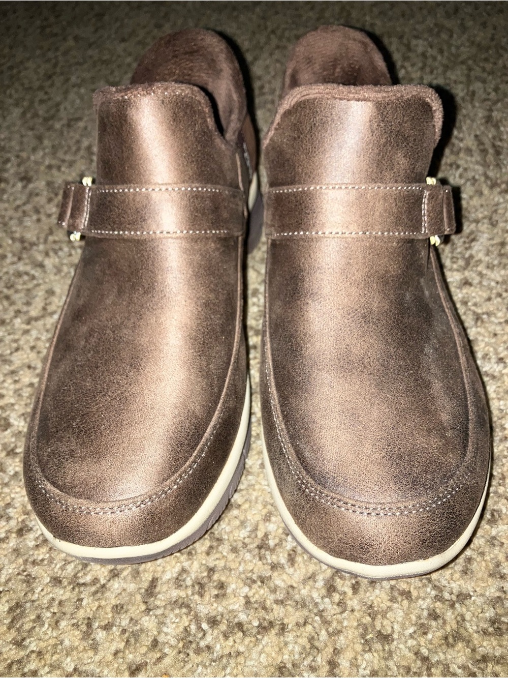 Skechers Women's Chocolate Brown Slip-On Memory Foam Shoe